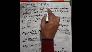 Preparation and properties of cyanides and isocyanides 7 [upl. by Arabel]