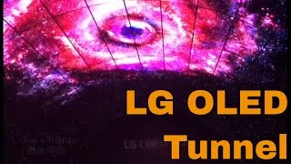 LG OLED TV Tunnel at CES 2017 [upl. by Strauss]