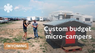 Wyoming students make custom microcampers to live amp sell [upl. by Craig]