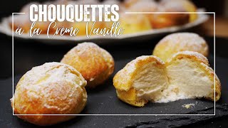 CHOUQUETTES À LA CRÈME pâte à choux inratable crème chantilly mascarpone  À La Maison Avec Leslie [upl. by Inez]