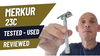 Merkur 23C Review  Features Explained and Shave Demo [upl. by Ellissa]