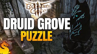 Hidden Vault Access Druid Grove Stone Slab Puzzle  BALDURS GATE 3 [upl. by Heddie]