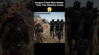 Dragon Crisis Was Better Than The Oblivion Crisis 😤 skyrim skyrimanniversary elderscrolls gaming [upl. by Arnst]