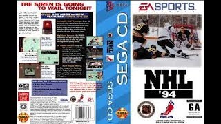 NHL Hockey 94 Sega CD  New York Rangers vs Boston Bruins [upl. by Eiddam]