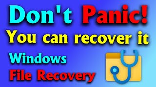 Recover permanently deleted files and folders with Windows File Recovery WINFR [upl. by Allicerp]