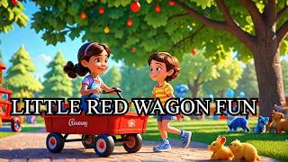 Lilys Little Red Wagon Adventure  A Heartwarming Kids Story About Sharing amp Friendship [upl. by Lepper659]