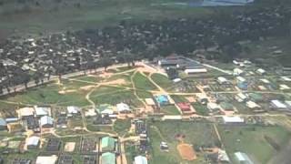 Flying into Ndola International Airport in Zambia [upl. by Emse]