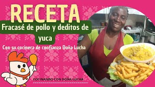 NUEVA RECETA✅ DELICIOSO FRICASÉ DE POLLO Y DEDITOS DE YUCA [upl. by Klug]