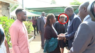 SEE WHAT HAPPEN TO PRESIDENT RUTOS WIFE WALKOUT AFTER RUTO HAGGING TO CDF OGOLLA WIFE IN KAREN [upl. by Annairda707]