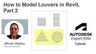 How to Model Louvers in Revit Part 2 [upl. by Euqinotna]