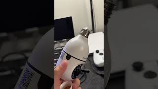 Super versatile 360 wifi camera with lightbulb and regular wall outlet plugs brandonveza [upl. by Essined784]