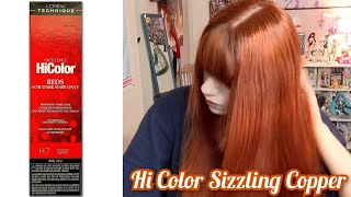 LOreal HiColor H7 Sizzling Copper 🍁 [upl. by Winterbottom907]