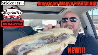 Capriottis NEW American Wagyu French Dip REVIEW brickeats [upl. by Bahe]