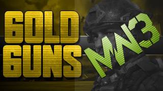 ALL Gold Guns in MW3 and how to get them Modern Warfare 3 [upl. by Enwahs]