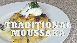 Fast amp Easy Traditional Moussaka Recipe 🇬🇷  Potatoes Greek Yogurt Carrot  Minced Meat for Dinner [upl. by Pauli]