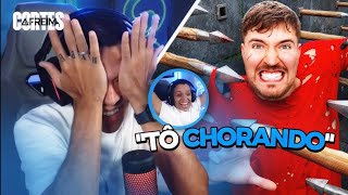 AFREIM REAGE O Circuito de Obstáculos Mais Mortal do Mundo MRBEAST [upl. by Oinoitna]