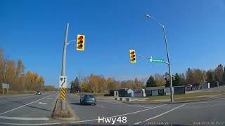 4K Minden Hills Ontario 1 Lovely fall day driving ON CA [upl. by Leiru]