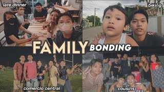 family vlog Late Dinner Biking Christmas Eve and Comercio Central Clark Tour by Ivan Soriano [upl. by Atikihs]