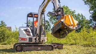 Flail Mulcher for Mini Excavators [upl. by Cuthburt816]