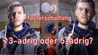 quotTaster  Stromstoßschaltungquot 3 oder 5adrig Vor und Nachteile ElektroM [upl. by Squier]