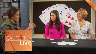 Shin Lims Crazy Card Trick  California Live  NBCLA [upl. by Chouest917]