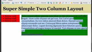 Screencast 5 Columns of Equal Height Super Simple [upl. by Ariaz92]