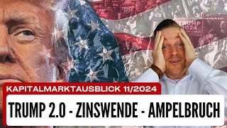 Kapitalmarktausblick 2025 Trump 20 Zinswende amp Ampelbruch [upl. by Raman]