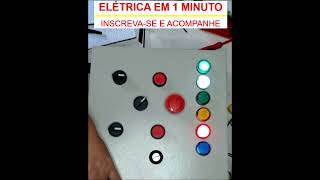 ELÉTRICA EM 1 MINUTO  eletrica comandoeletrico eletricista ferramentas ddp volt ampere [upl. by Eeryt]