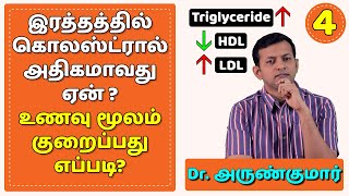 கொலஸ்டிரால் அதிகமாவது ஏன் உணவு மூலம் குறைப்பது எப்படி Cholesterol reducing Diet  Dr Arunkumar [upl. by Hpotsirhc]