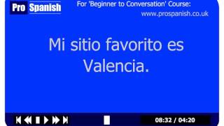 Learn Spanish Vocabulary Course  Lesson 1 [upl. by Son]