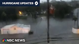 Florida continues to see rain and flooding as Hurricane Milton moves east [upl. by Sivad245]