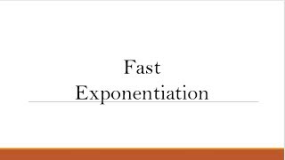 Fast exponentiation Matrix exponentiation and calculating Fibonacci Numbers [upl. by Aissatsan]