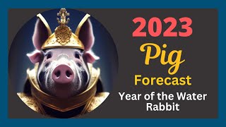 🐷 Pig 2023 Forecast  Chinese Horoscope Predictions  Year of the Water Rabbit [upl. by Oicatsana]