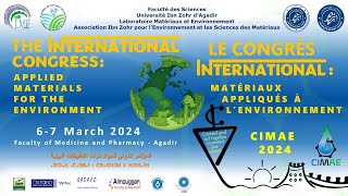 Le congrès international  matériaux appliqués à lenvironnement 2024 [upl. by Ailema230]