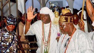 OONI EXITS ILEMOLE WITH THE INITIATES AND HEADS TO SEVEN DAY OLOJO SECLUSION [upl. by Otrebile682]