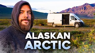 Van Camping in Arctic of Alaska The Dalton Highway [upl. by Felice]