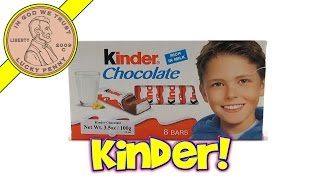 Kinder Schokolade Chocolate Milk and Cocoa Candy Bars [upl. by Ajidahk496]