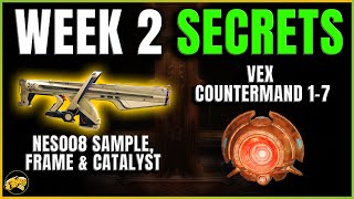 Destiny 2  CHOIR OF ONE Catalyst  Week 2 Secrets  NES008 Catalyst Puzzle Vex Countermand 17 [upl. by Halueb]