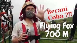 Berani coba  Flying fox terpanjang di Indonesia  700m [upl. by Baron854]