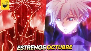 ESTRENOS ANIME OCTUBRE 2023 NETFLIX Crunchyroll Disey Animeflv xd y más [upl. by Eda]