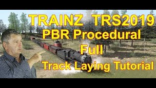 TRAINZ Railroad Simulator 2019 Route Building Part 1 [upl. by Ahsienroc]