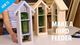 How to make a bird feeder [upl. by Nannoc]