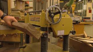 Thickness Planer Safety Video  Woodworking Machines [upl. by Ainos618]