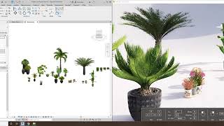 Plants Revit High Quality 3D model  Revit interior [upl. by Maibach]