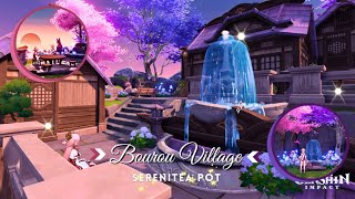 Bourou Village ✨  W ID   Serenitea Pot genshinimpact genshin sereniteapot gaming inazuma [upl. by Dott768]