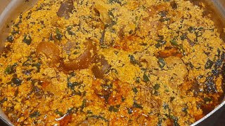 HOW TO COOK NIGERIAN EGUSI SOUP EGUSI SOUP RECIPE FROM SCRATCH [upl. by Nichol]