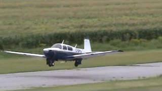 Mooney M20J Taxiing and Takeoff CSU3 [upl. by Ashby]