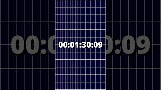 1 45 second grid Countdown Timer white on dark blue animation digitalcontentmaker games [upl. by Rego]