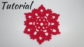 🔴 Cómo hacer MANDALA o CARPETA a Crochet POSAVASOS o Decoración para Casa o Navidad 😍 Muy fácil [upl. by Nathanil372]