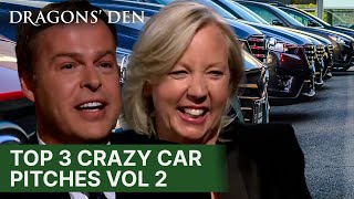 Top 3 Crazy Car Pitches In The Den  Vol2  COMPILATION  Dragons Den [upl. by Bacchus26]